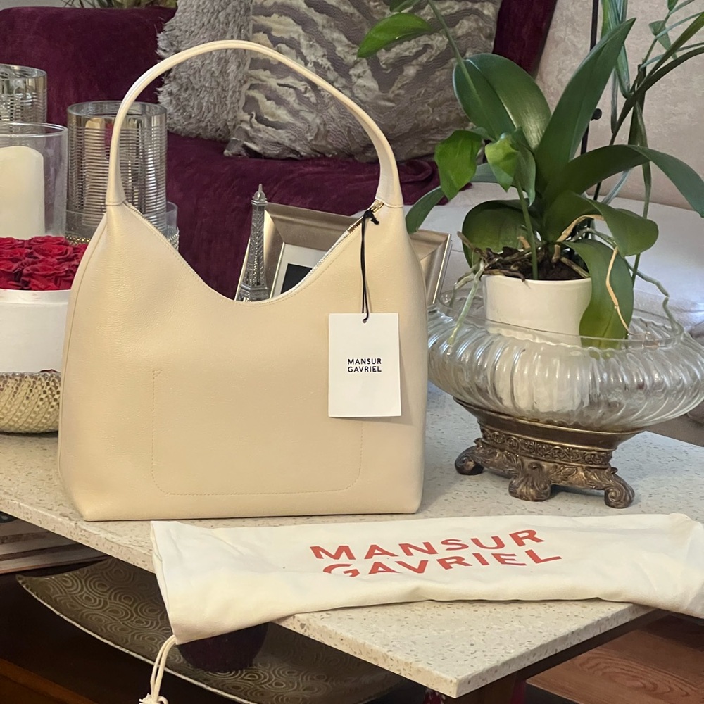 Mansur Gavriel Cream Leather Women's Bag
